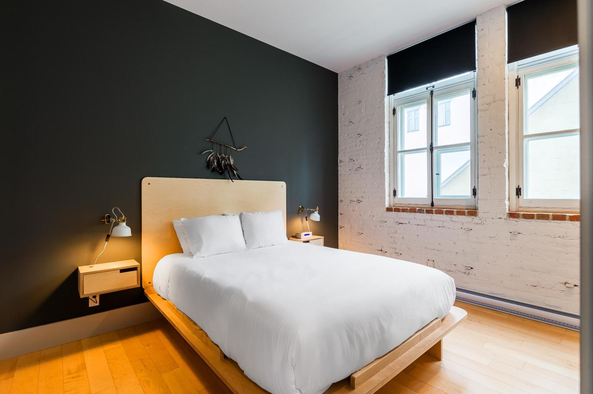 شقة Les Lofts Du Tresor - Par Les Lofts Vieux-Quebec الغرفة الصورة