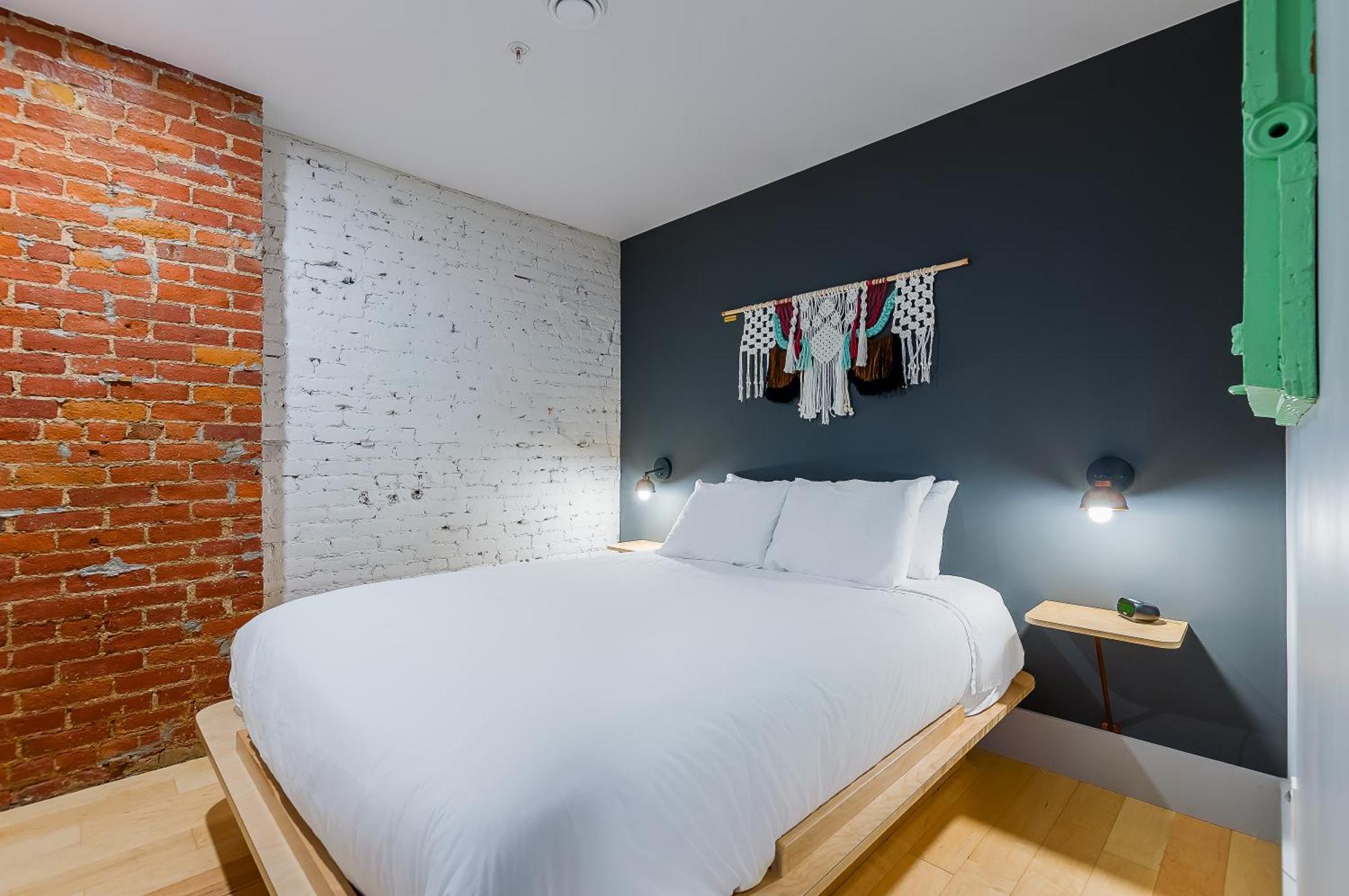 شقة Les Lofts Du Tresor - Par Les Lofts Vieux-Quebec الغرفة الصورة